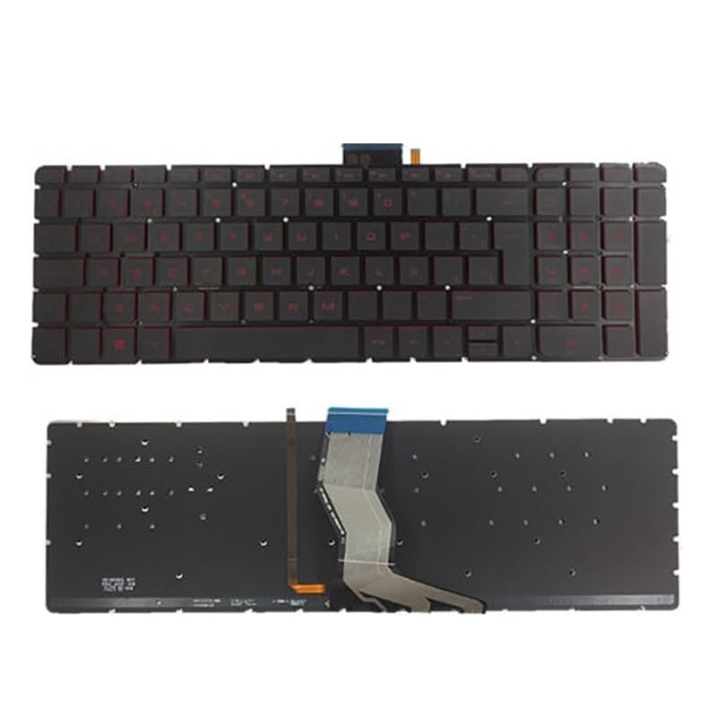 Clavier HP Pavilion 15-AK 17-U AZERTY remplacement avec rétroéclairage