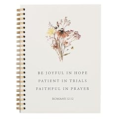 Boho Floral - Romans 12:12 (White)