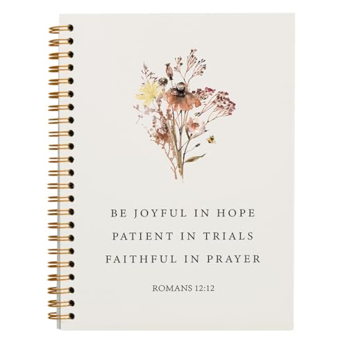 PLKMN Boho Floral Christian Notebook Journal for Women,Prayer Journal