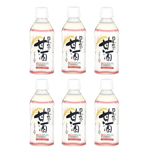 日本盛 甘酒 プレーン 350ml × 6本 米麹 国産 砂糖不使用 ノンアルコール 米麹 国産米 ペットボトル 母の日 ギフト