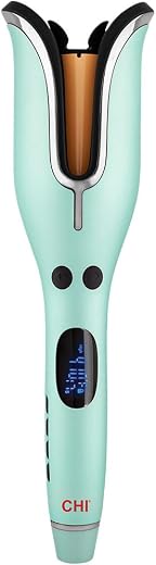 CHI Spin N Curl, Curling Iron For Healthy &amp; Shiny Effortless Curls &amp; Waves, Provides Preset Temperature Settings For Each ...