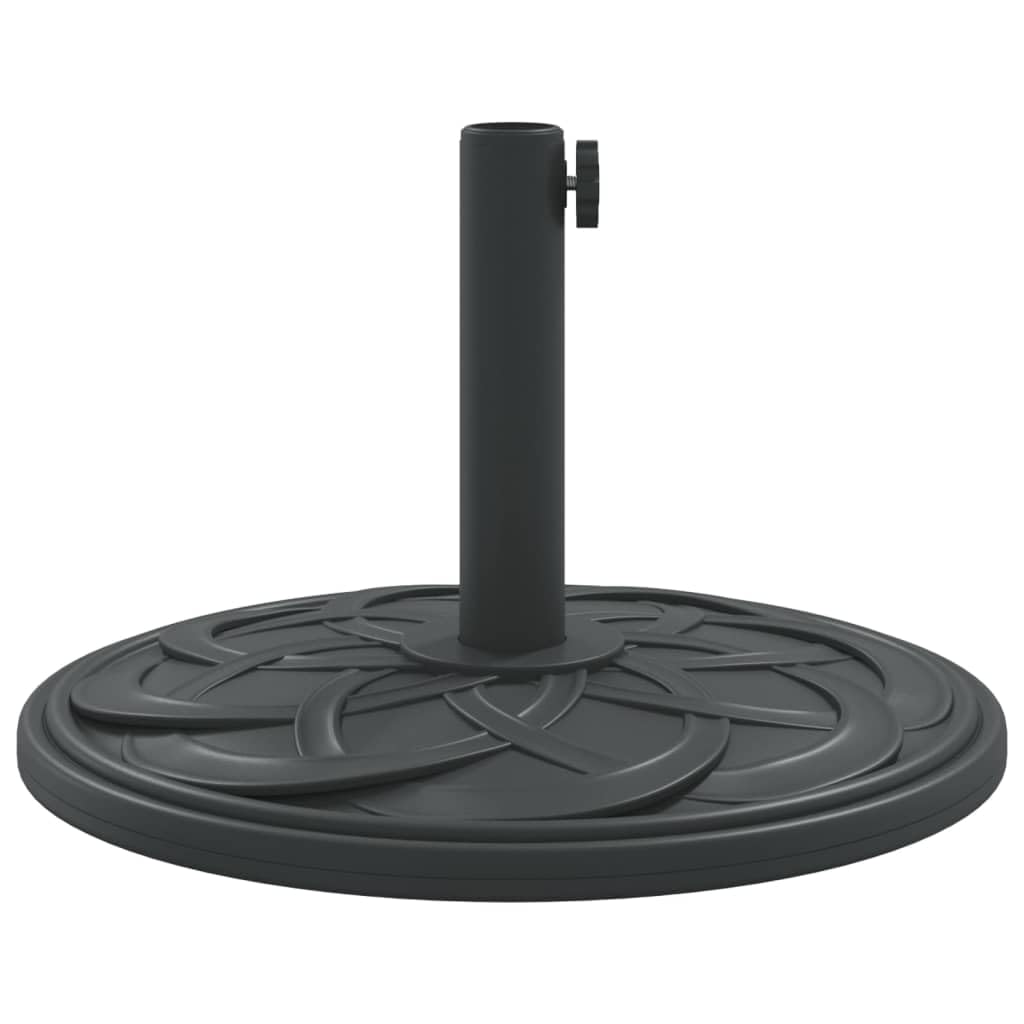 Base per Ombrellone per Pali Ø38/48 mm 12 kg Rotonda,Base per ombrellone in Cemento Fuso Resistente,per Giardino,Veranda,Gazebo