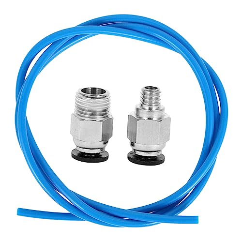 CLISPEED 2 Unidades de alimentação da impressora de ptfe pc4-m10 conector pneumático acessórios azui
