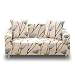 Lamberia Printed Sofa Cover Stretch Couch Cover Sofa Slipcovers for Couches and Loveseats with One Free Pillow Case (Dandelion, Loveseat)