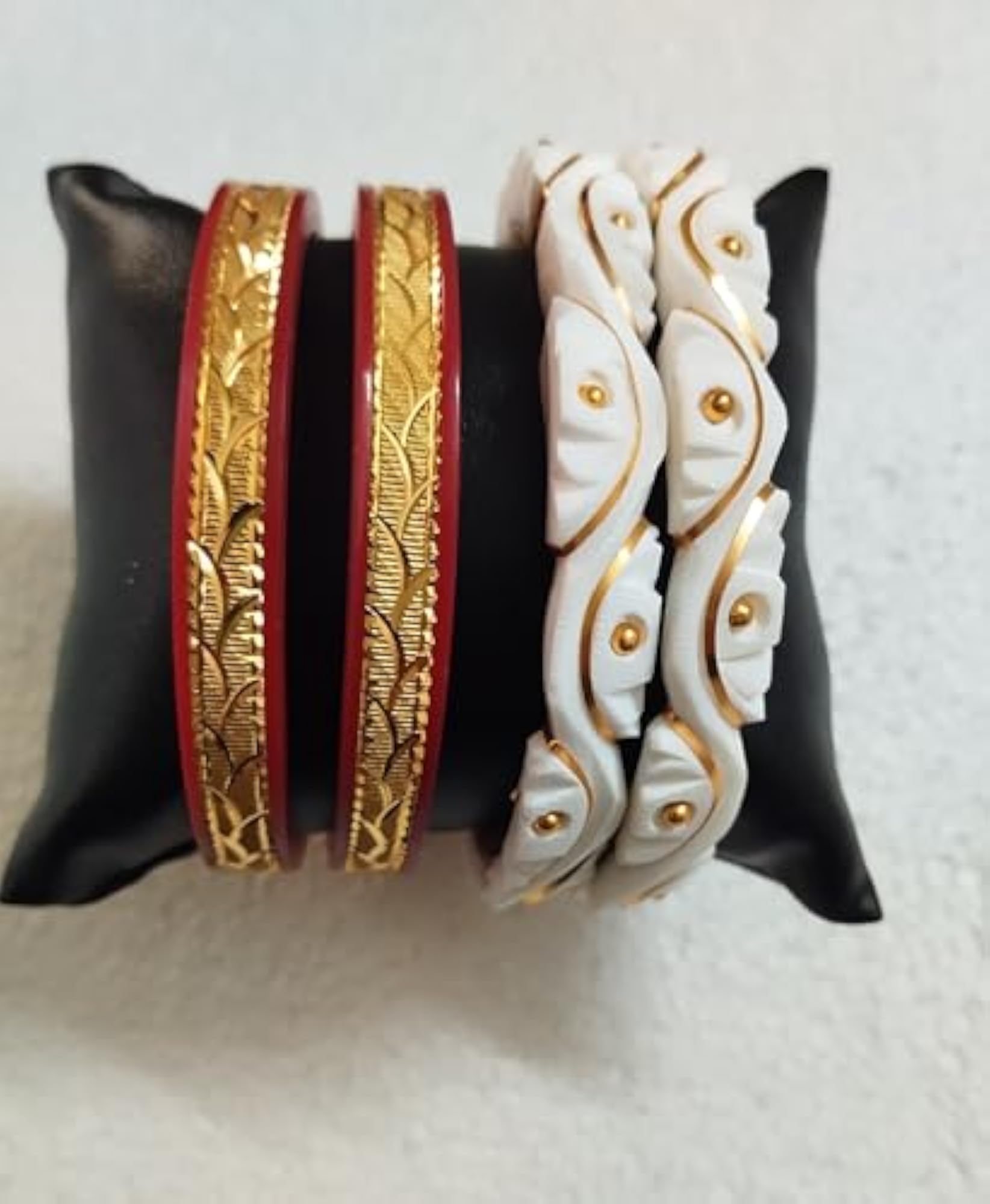 Women's Gold Plated Sankha Pola Bengali Bridal Bangles Set