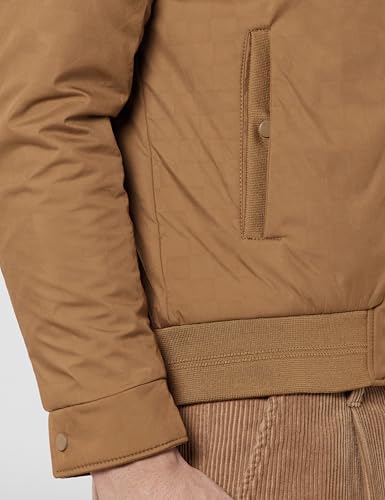 Image of Qube By Fort Collins Men's Regular Fit Lightweight Winter Jacket - Textured Fabric, Warm & Stylish Outerwear