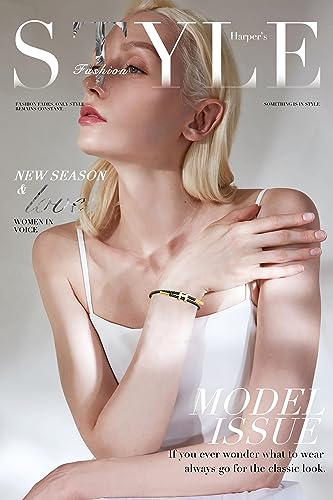 GAUEIOUR H-Type Titanium Steel Bracelet,Adjustable Woven Steel Wire Waterproof Bracelet, Design Hand Polished, Fashionable and Simple, Unisex, Couple Jewelry, Jewelry Gifts (Black Gold)