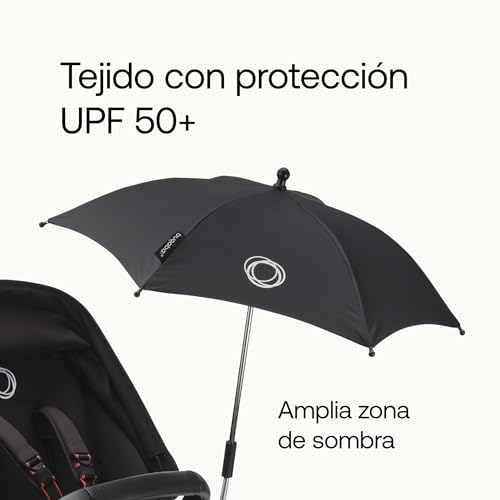 Miniatura 6 de Sombrilla Bugaboo, Compatible Con Todos Los Carritos Bugaboo, Tejido De Protección Solar Upf 50 Para Una Protección Solar Óptima, Conexión Con Un Clic Y Mecanismo De Fácil Ajuste, Negro