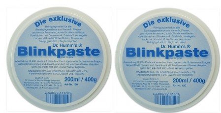 Spar Set 2 Dosen BLINK-Paste mit je 200 ml Dr. Humm's umweltfreundliches Reinigungsmittel für Küche und Bad