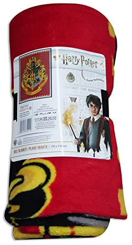HARRY POTTER Children’s Fleece Blanket, 120 x 150 cm, Multi-coloured, Singolo piccolo - Image 2