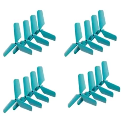Hélice 4D-V46 PRO bleue anti-vibration pour corriger les trajectoires déviées