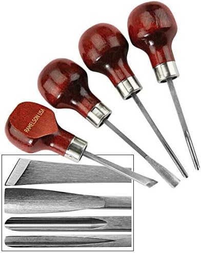 Juego de herramientas para tallado en madera Harold Enlow Whittling Caricature RAMELSON USA 117ES