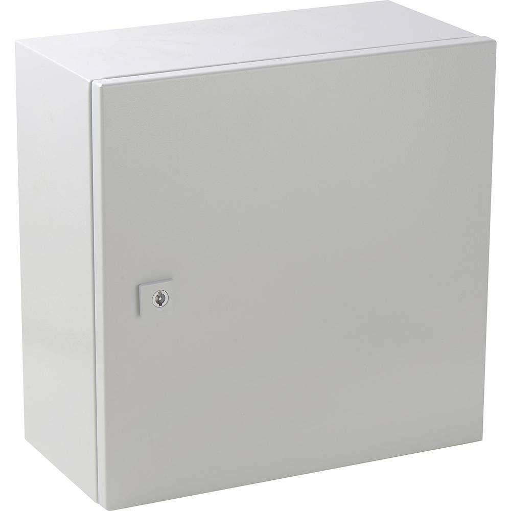 TRU COMPONENTS TC-​S404020 Quadro elettrico 400 x 400 x 200 Lamiera d'acciaio Grigio luminescente 1 pz.