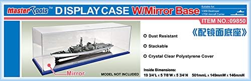 Trumpeter TRU09850 Vitrine, 501 x 149 x 146 mm Display Cases-501 x 149 x 146mm w/Mirror Base