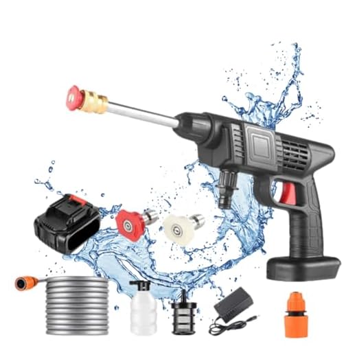 Pistola Da Água Lavadora Alta Pressão Recarregável Portátil