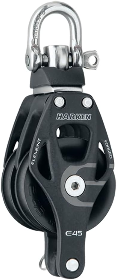 Harken 45mm Double Element Block w/Swivel & Becket