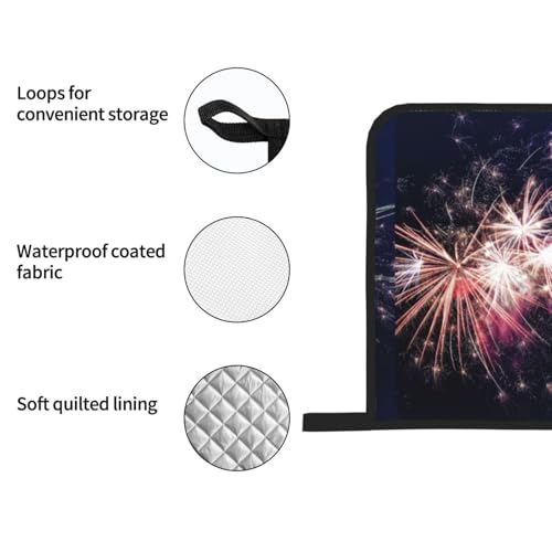 4 pièces isolées feu d'artifice pour micro-ondes et four - 7