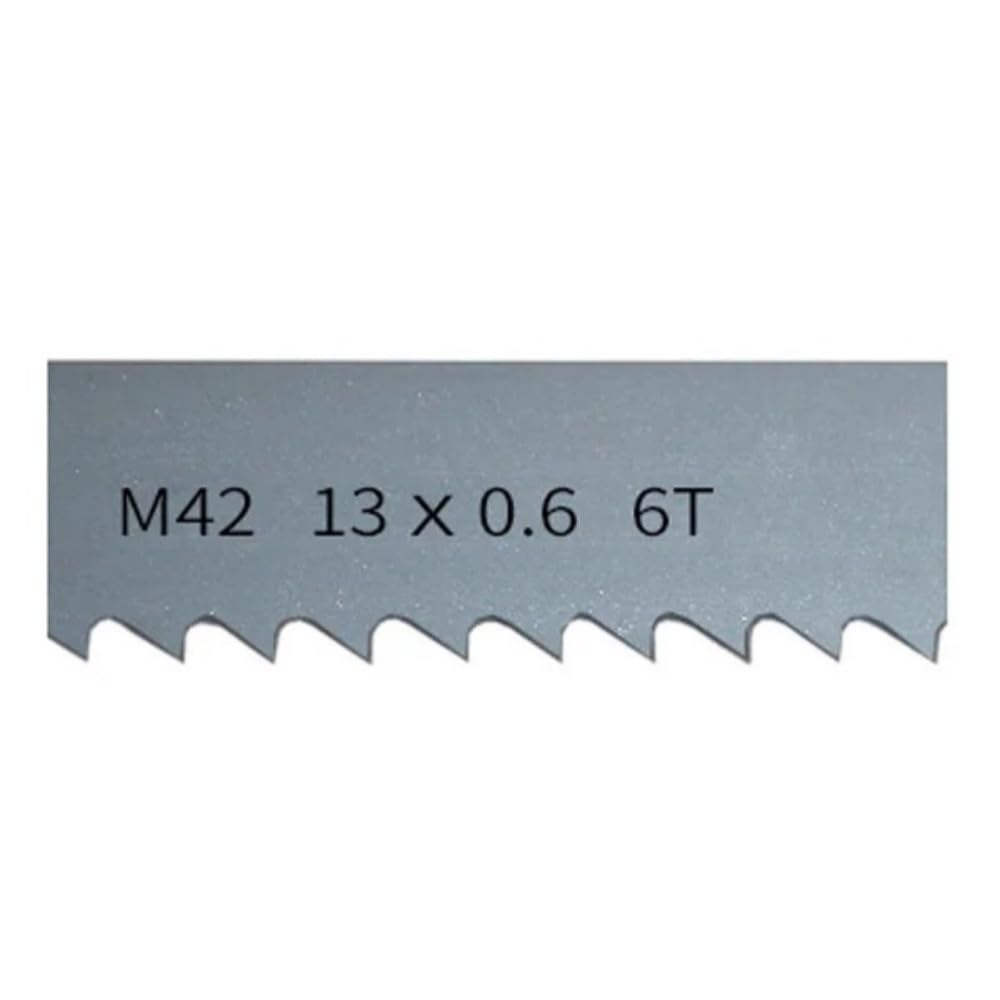 Taglierina professionale con lama for sage bimetallica M42 da 1 pezz0, lama a fascia larga 13 mm e spessa 0,6 mm for il taglio di metalli in legno duro(1750MMx6)