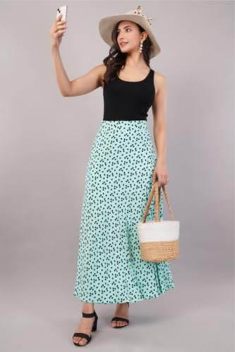 Image of Women's Printed Maxi Wraparound Skirt