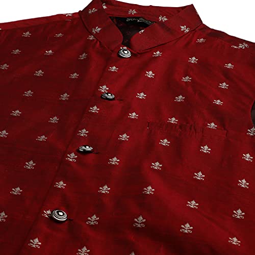 Image of SOJANYA (Since 1958 Men's Pure Cotton Sequined Embroidred Kurta - Perfect for Festivals & Functions