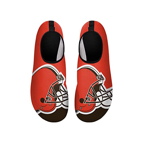 Image of FOCO NFL Mens Nflteam Logo Barefoot Beach Pool Quick-Dry Aqua Yoga Water Shoes