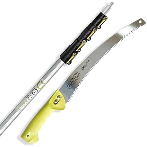DOCA Pole Saw for Tree Trimming – 7-30 Feet Extendable Tree Trimmer (36+ Feet Reach), Telescoping Extension Pole & GoSaw for Branches Under 2 Inches Cover