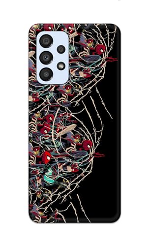 Image of PRINTFIDAA Plastic Printed Hard Back Cover Case For Samsung Galaxy A33 5G Back Cover (Famous Cartoon Character) -112, Multi