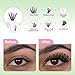 Lash Clusters 4 Style DIY Lashes Clusters Eyelash Clusters False Eyelashes Cluster Eyelash Extensions Wispy Lash Clusters Pestañas Postizas Naturales Soft Cluster Lashes(640pcs 20D+40D+60D+80D,9-16mm)