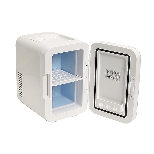 Image of Vybe Mini Beauty Fridge (6 Liter):AC /DC Portable Thermoelectric Cooler and Warmer.Also Used as Car Mini Fridge for Long Travel.Used to Store - Serums,Moisturizers,Toners, Cream,Nail Polish (VYBE1002)