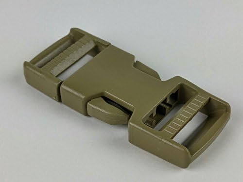 Fastex 10 ITW Nexus SR1 MOLLE II Double Adjust Side Release Buckles Coyote Brown