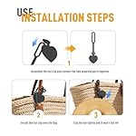 Nearockle Magnetic Hat Clip for Travel on Bag, 2026 Silicone Hat Clips Adjustable Sunhat Holder, Vacation Travel Essentials - Image 4