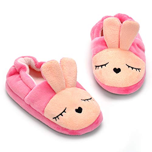 Enteer Baby Girls' Bunny Slipper 5-6 M Us Toddler Rose #TOP1