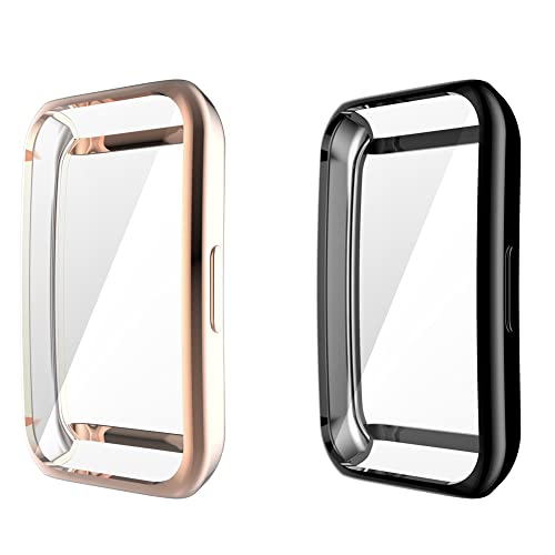 Dotoen Coque Compatible avec Huawei Band 6,Housse de Protection Anti-Rayures à Couverture Complète en TPU Souple pour Honor Band 6/Huawei Band 6/Huawei Band 6 Pro Cover