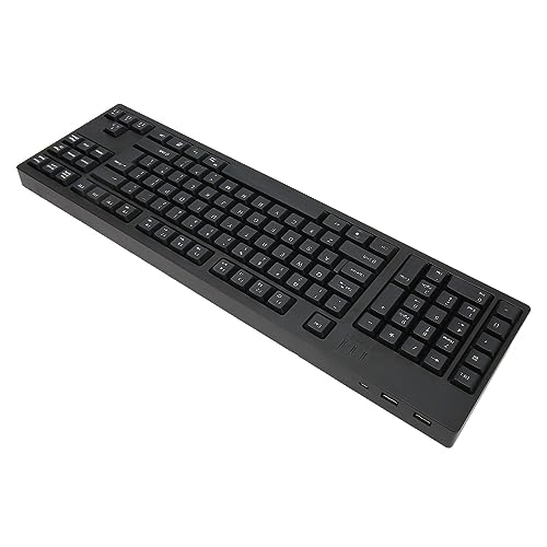 Clavier filaire 109 touches USB avec ports intégrés pour ajouter des connexions sur votre PC