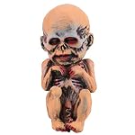 SUNGOOYUE Mu?eca Embrujada de Halloween, Accesorios de Decoraci¨®n de Tema de Fiesta de Terror, Mu?eca Cad¨¢Ver, Casa Embrujada de Halloween, Accesorios de Miedo Espeluznantes