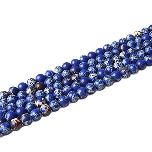 Pierre de l'empereur multicolore naturelle en perles de 10mm pour collier haut de gamme