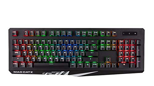 Madcatz S.T.R.I.K.E. 4 Noir - Clavier Gamer mécanique filaire/ Cherry MX Brown/ rétro-éclairage RGB/ AZERTY