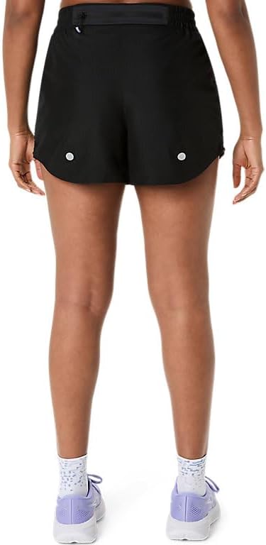ASICS Women's NAGINO Run Adjustable 4IN Short Running Apparel