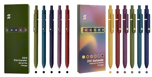 UIXJODO 11 piezas plumas gel tinta fina 0.5 mm