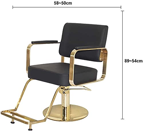 GAAHRQQQ Salon Recliner Salon Barber Shop Lift Chair Hydraulic Lift Hairdressing Chair Light Luxury Simple Barber Chair Tattoo Chair for Salon Beauty Equipment - Image 2