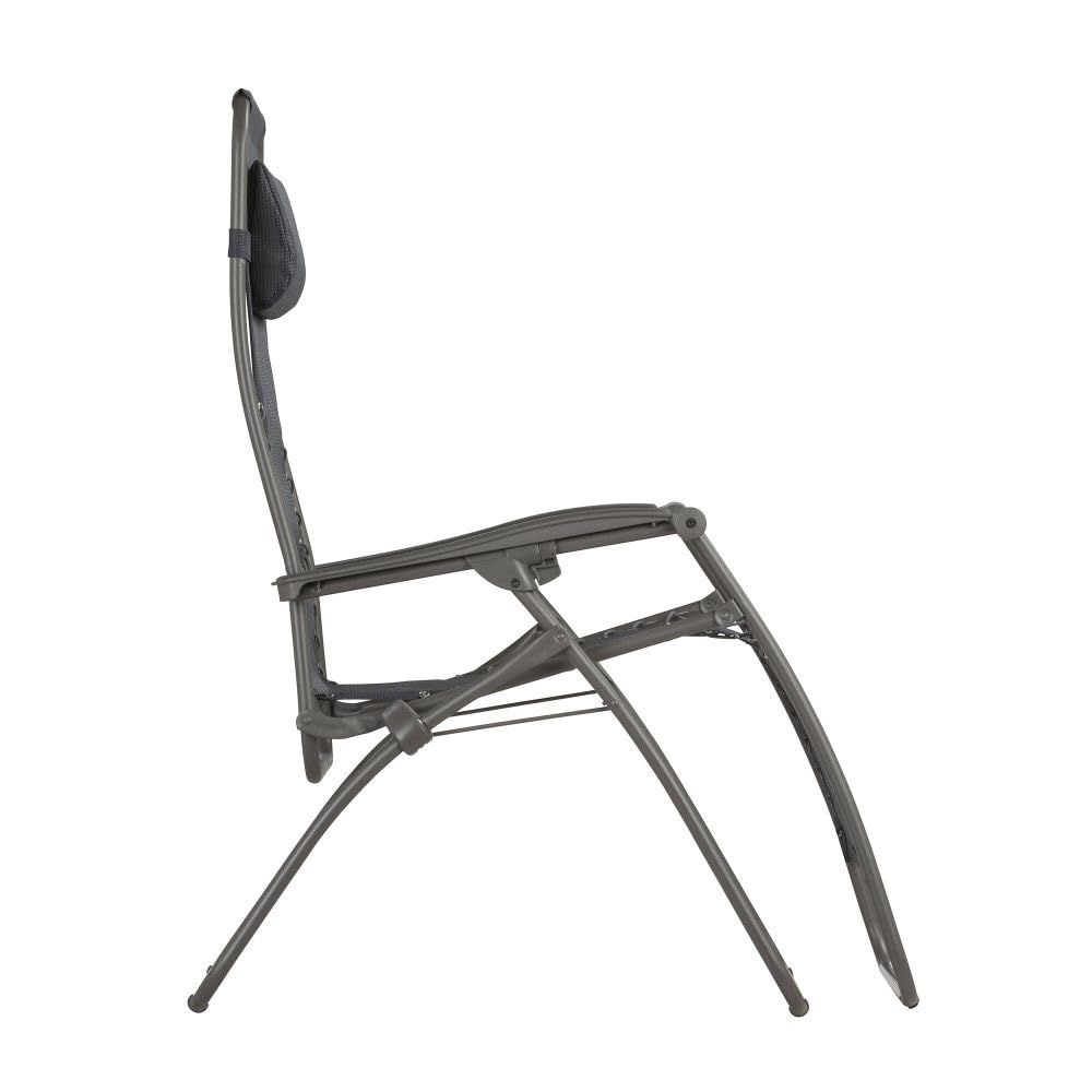 Lafuma Mobilier Relax Rsxa, konstrukcja stalowa HLE (High Tension), czcionka, 88 x 68 x 115 cm
