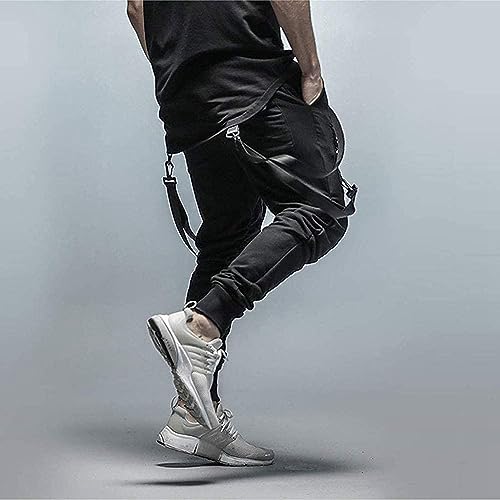 XYXIONGMAO Men's Futuristic Clothing Cargo Joggers Baggy Pants Gothic Techwear Streetwear Hip Hop Pants Cargo Pants for Men3