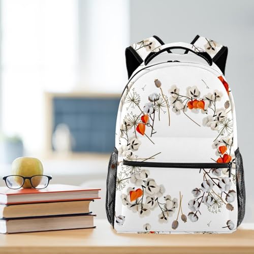 Sac à dos couronne de boules de coton au design multicolore unique