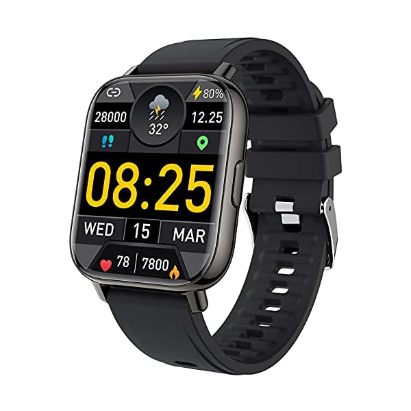 Smart-Watch-mebossco-Fitness-Tracker-for-Women-Men-169-Inch-Smartwatch-with-Sleep-Heart-Rate-Monitor-IP68-Waterproof-Sports-Watch-with-Step-Counter-Fitness-Watch-for-Android-iOS-Phones-Black Smart Watch, mebossco Fitness Tracker for Women Men, 1.69 Inch Smartwatch with Sleep Heart Rate Monitor, IP68 Waterproof Sports Watch with Step Counter, Fitness Watch for Android iOS Phones, Black