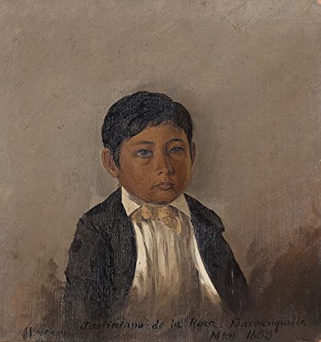 Portrait de garçon Colombie tableau grand format 60x90 pour habiller un grand mur vide