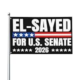 Abdul El-Sayed For Michigan U.S. Senate 2026 3 * 5 Ft Flag Single Sided Garden Banner399