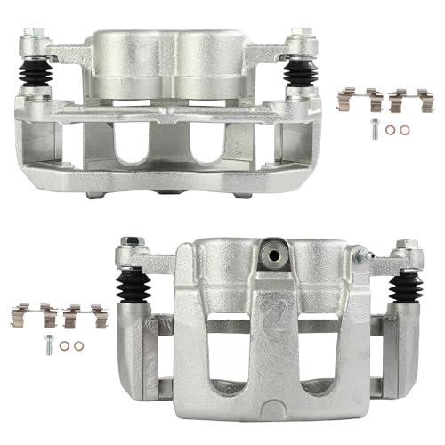 Image of SCITOO 18B4995 18B4994 Front Left & Right Disc Brake Calipers Assembly w /Bracket for Ford for Explorer 2006-2010,for Ford for Explorer Sport Trac 2007-2010,for Mercury for Mountaineer 2006-2010