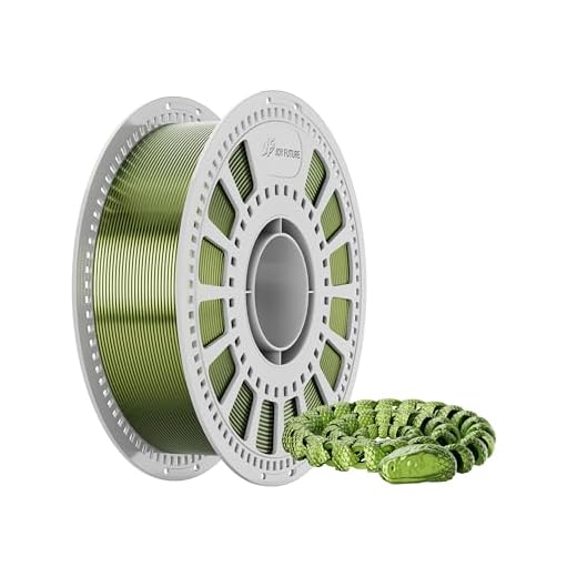 JOY FUTURE 3D Printer Silk Filament, PLA Silk Filament 1.75mm, Smooth and Silky Texture Surface, Dimensional Accuracy +/- 0.02mm, 1Kg(2.2lbs)/Spool Fit for FDM 3D Printers (Holly Green)