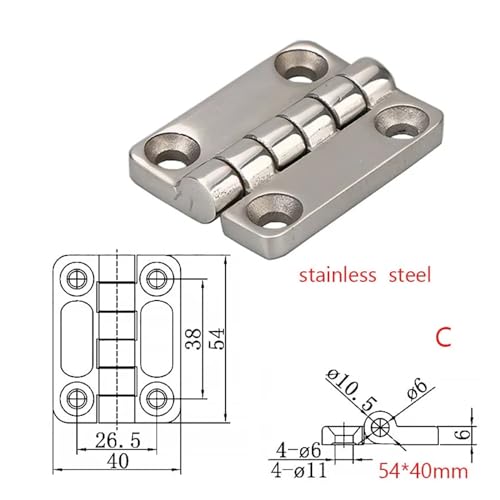 Charnière de porte pour boîtier de commande et armoire électrique C - 3
