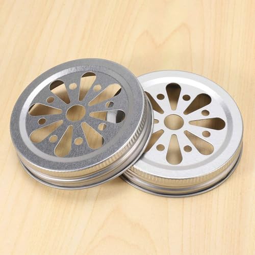Couvercle Can Jar Daisy Cut en Métal Durable | Pack de 64 - 8